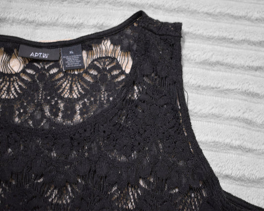 Apt 9 Lace Over Dress XL