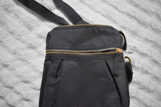 Black Zip Pouch Bag