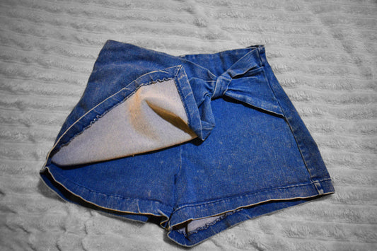 Flying Tomato Denim Half Skort LARGE