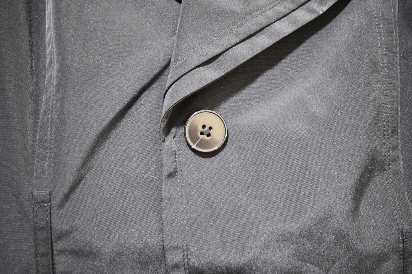 London Fog Black Trench Large