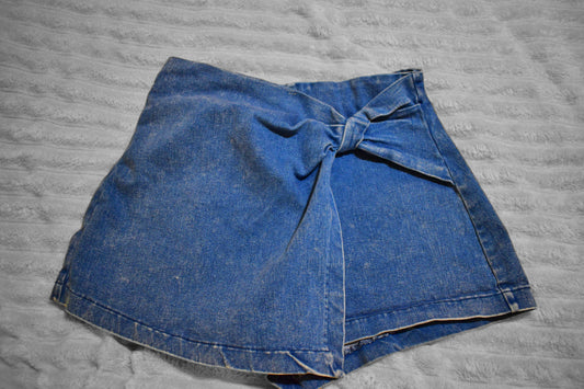 Flying Tomato Denim Half Skort LARGE