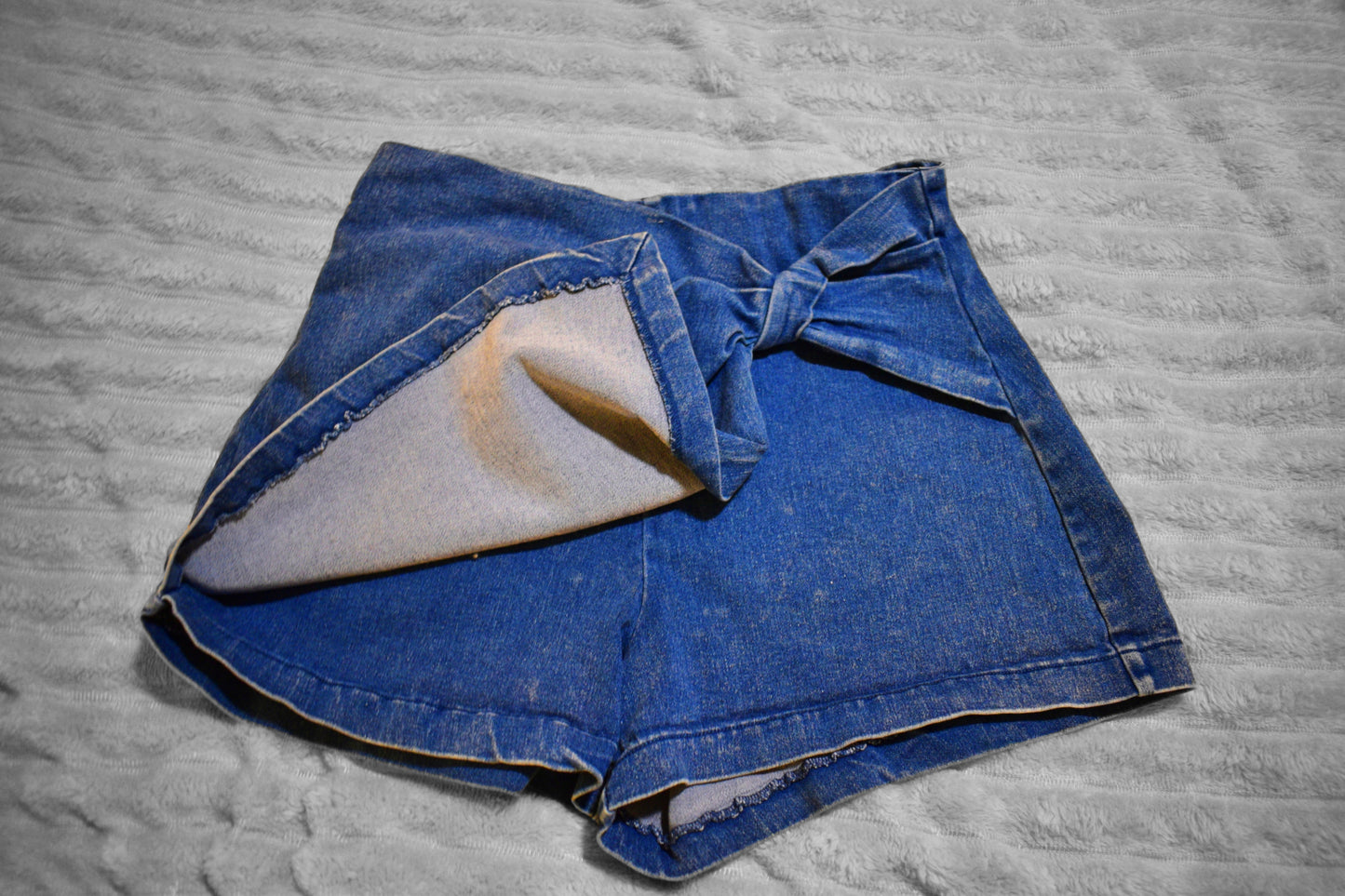 Flying Tomato Denim Half Skort LARGE