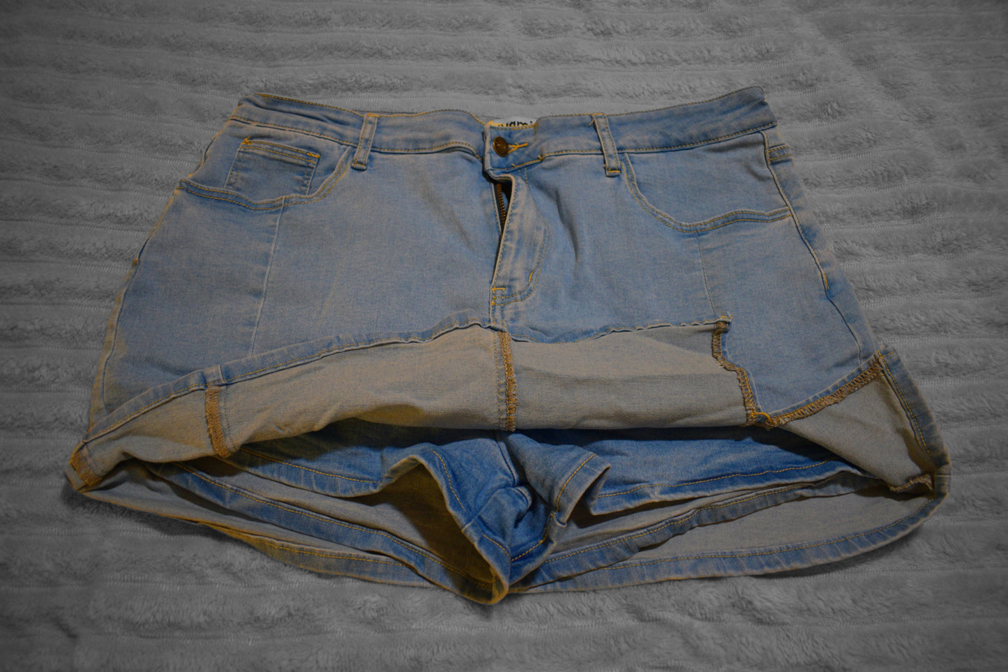 Pale Blue Denim Skort 2XL
