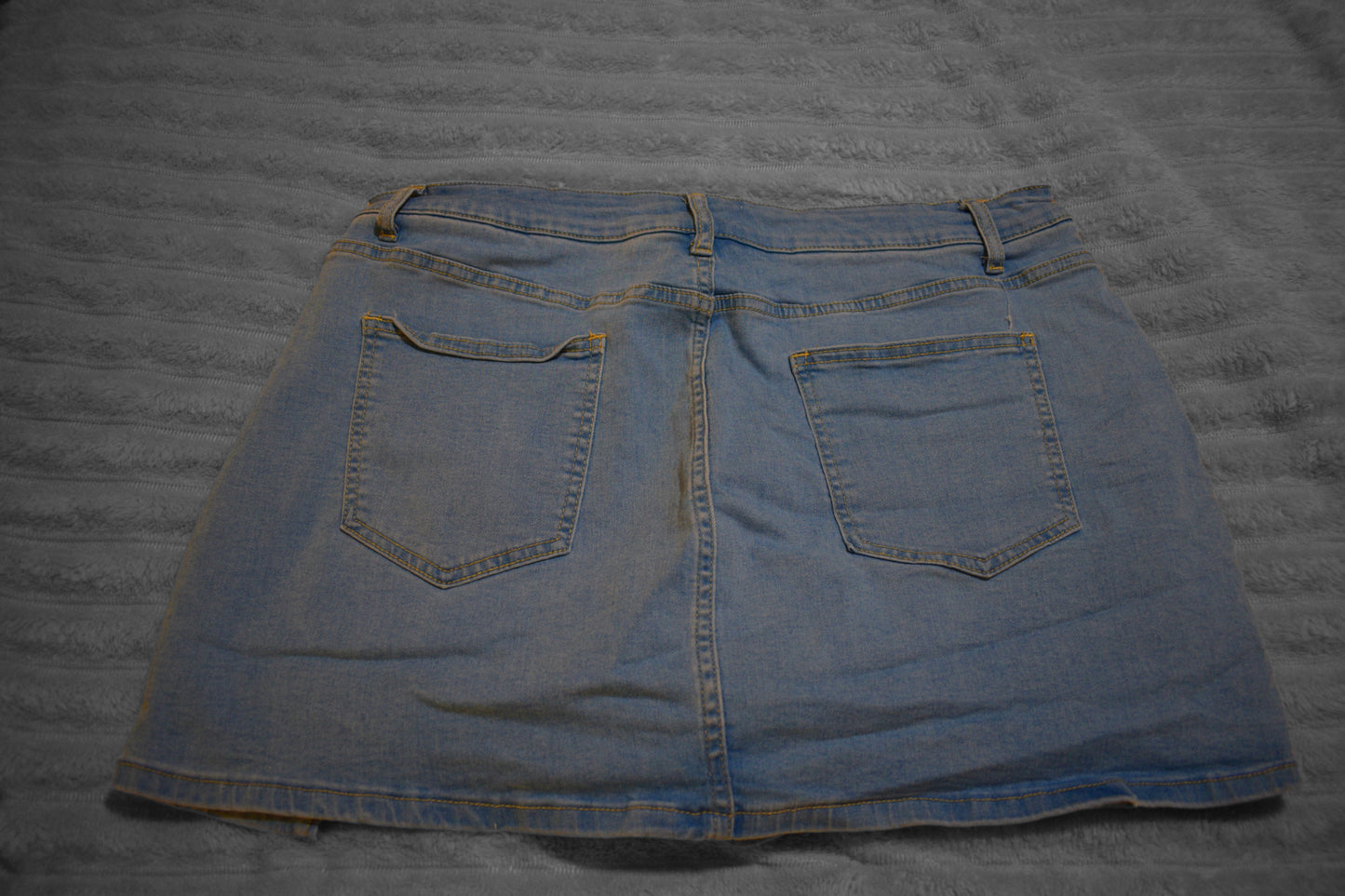 Pale Blue Denim Skort 2XL