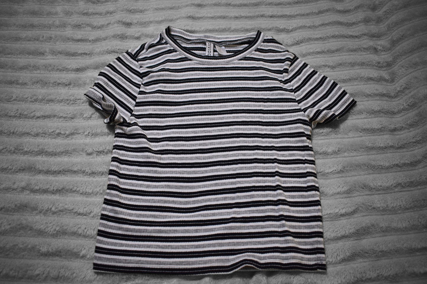 Divided Brand Striped Crop Top Medium