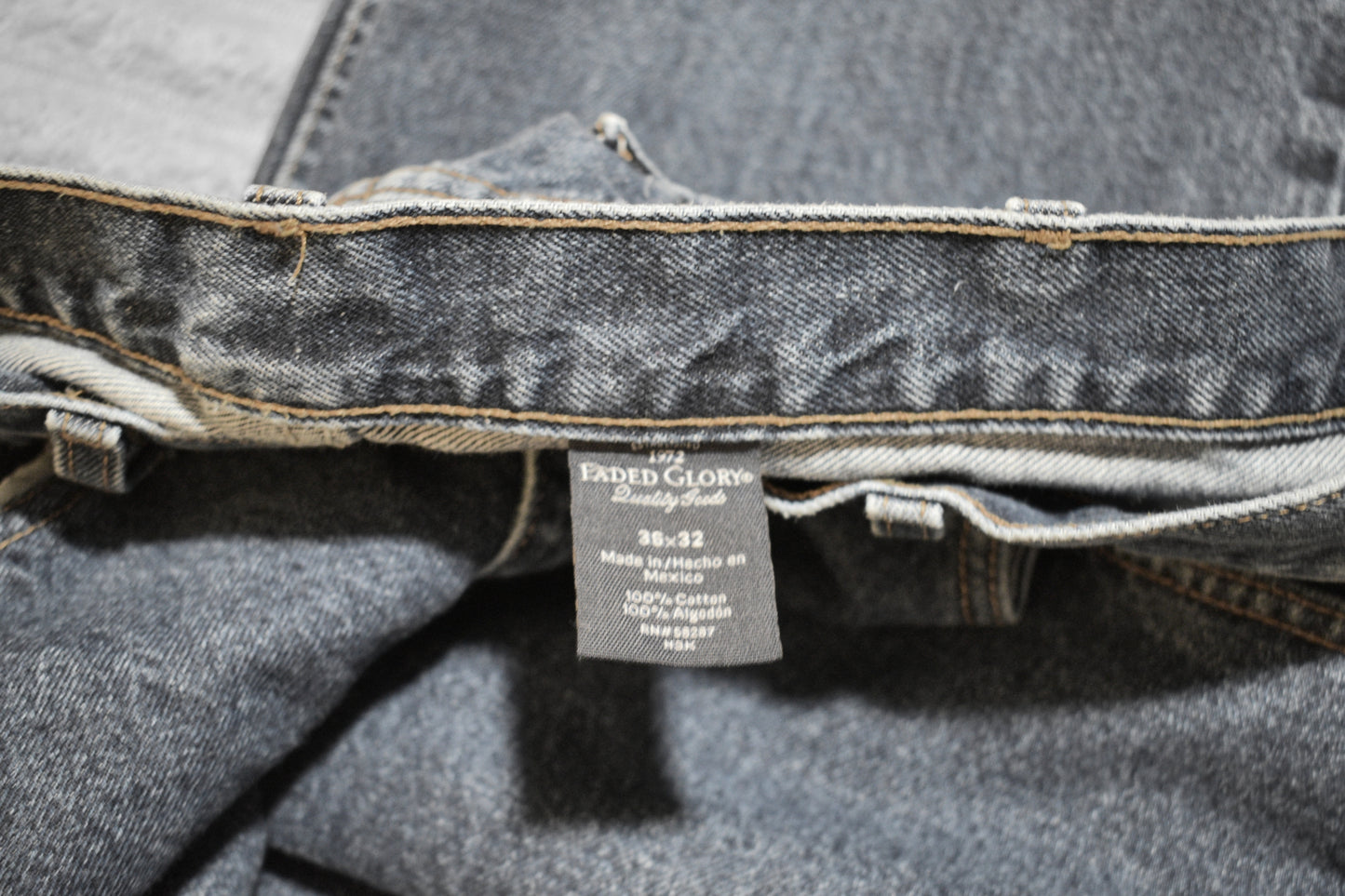 Mens Faded Glory Jeans 36x32