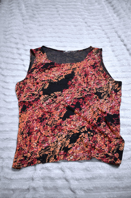 Bright Floral Tank 1X