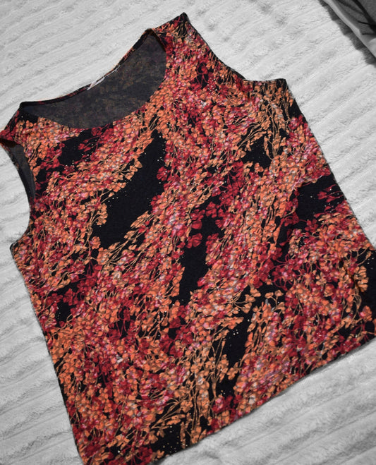 Bright Floral Tank 1X