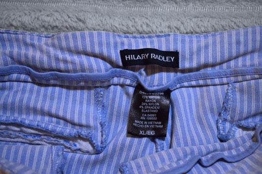Hilary Radley Pinstripe Shorts XL