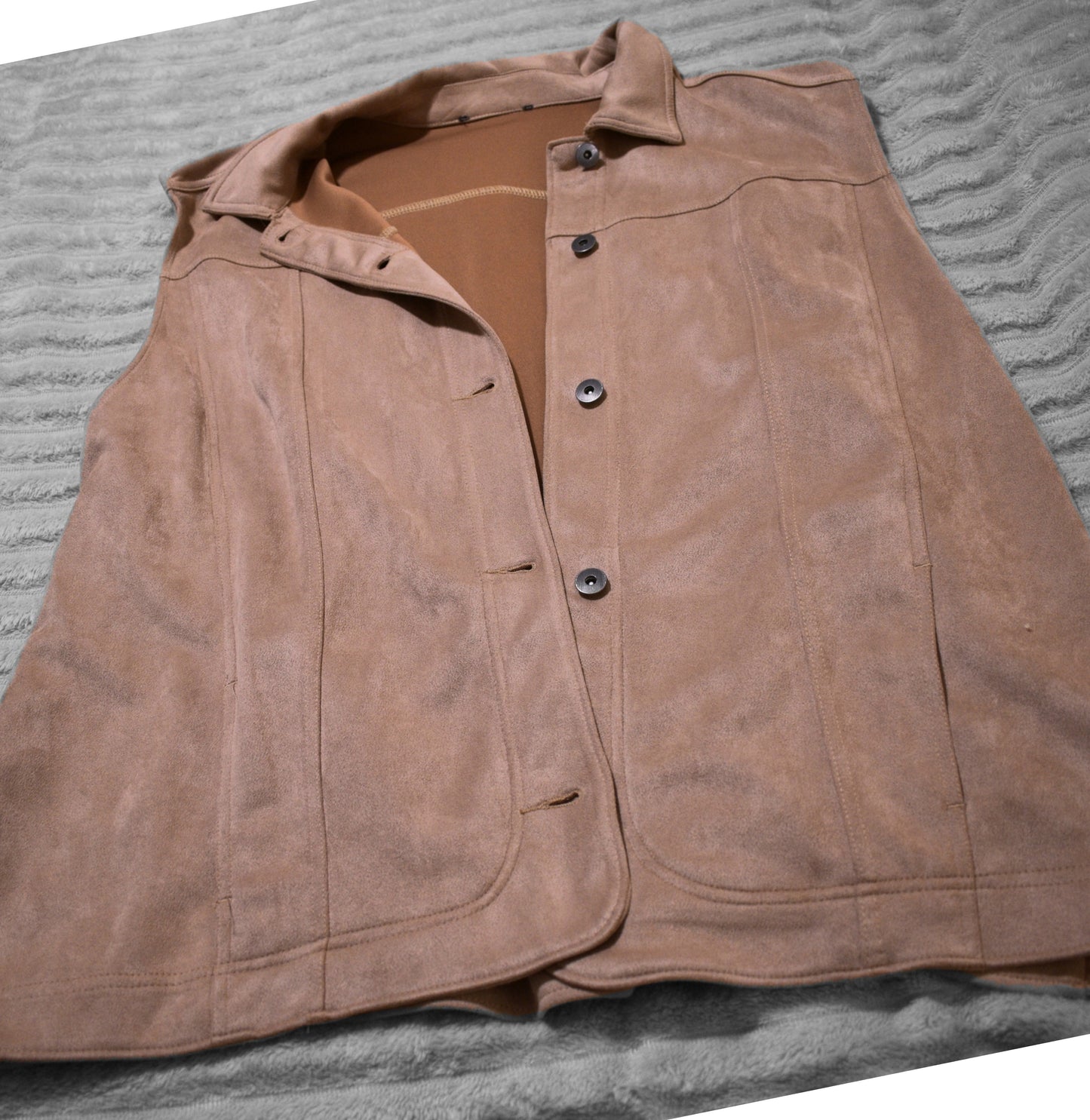 Micro Suede Vest 2X