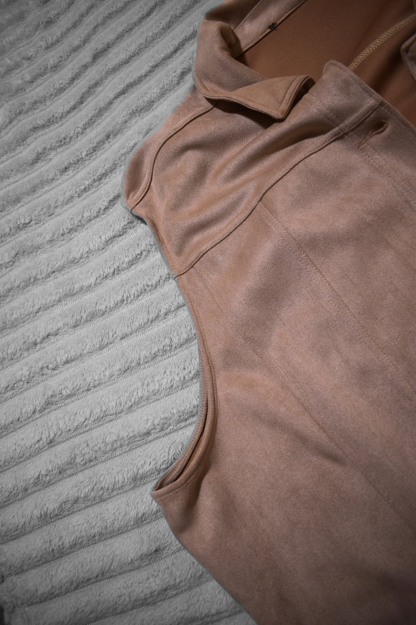 Micro Suede Vest 2X