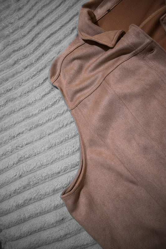 Micro Suede Vest 2X