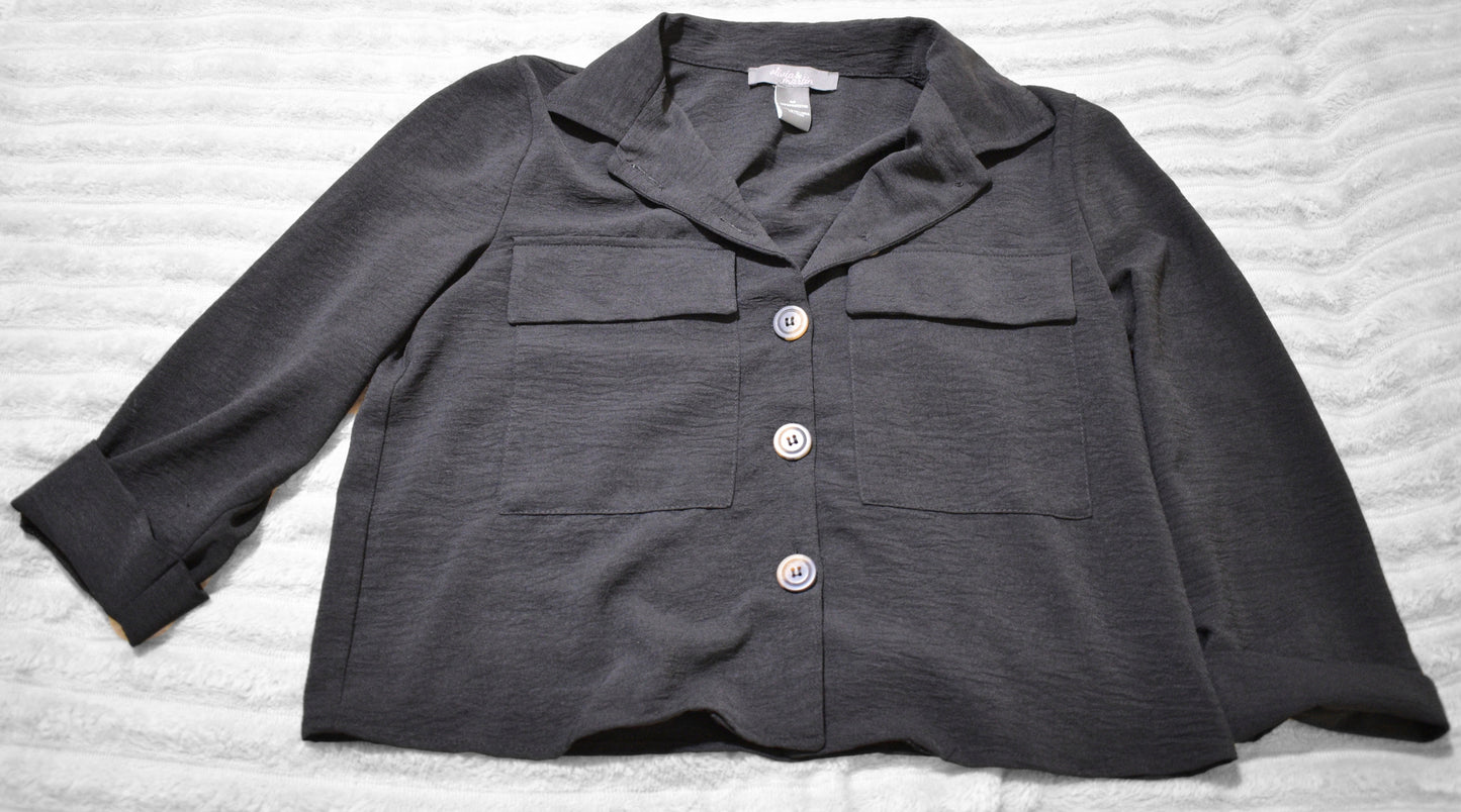 Olivia & Martin Cropped Office Top Medium