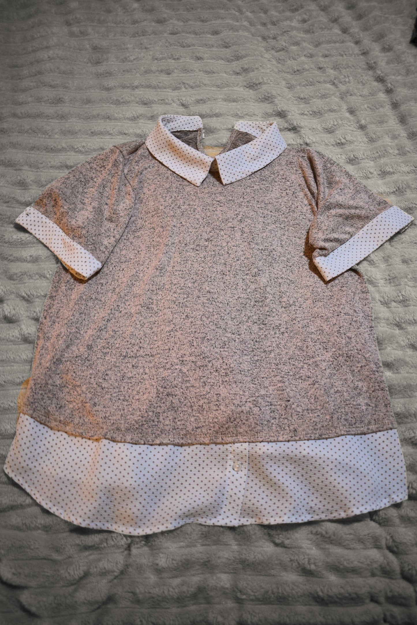Peter Pan Collar Top XL