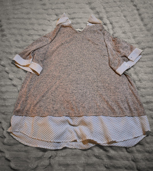 Peter Pan Collar Top XL