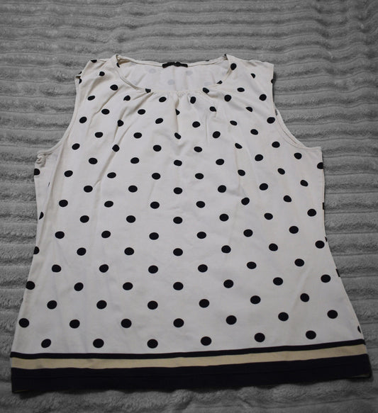 Polka Dot Office Tank Medium