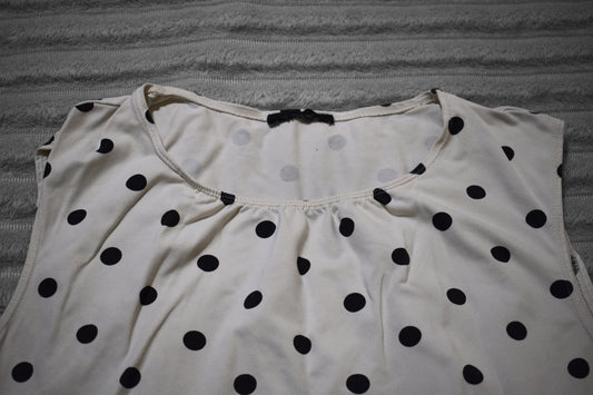 Polka Dot Office Tank Medium