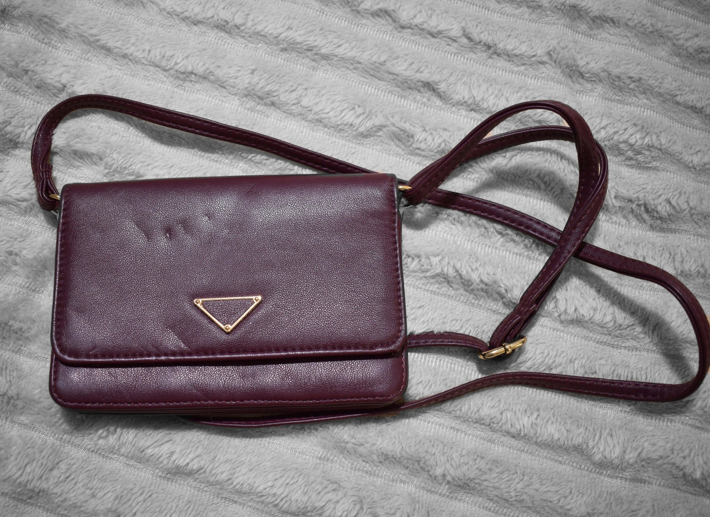 Purple Wallet Crossbody Purse