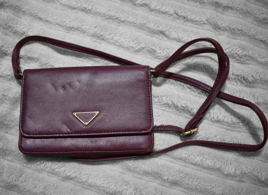 Purple Wallet Crossbody Purse