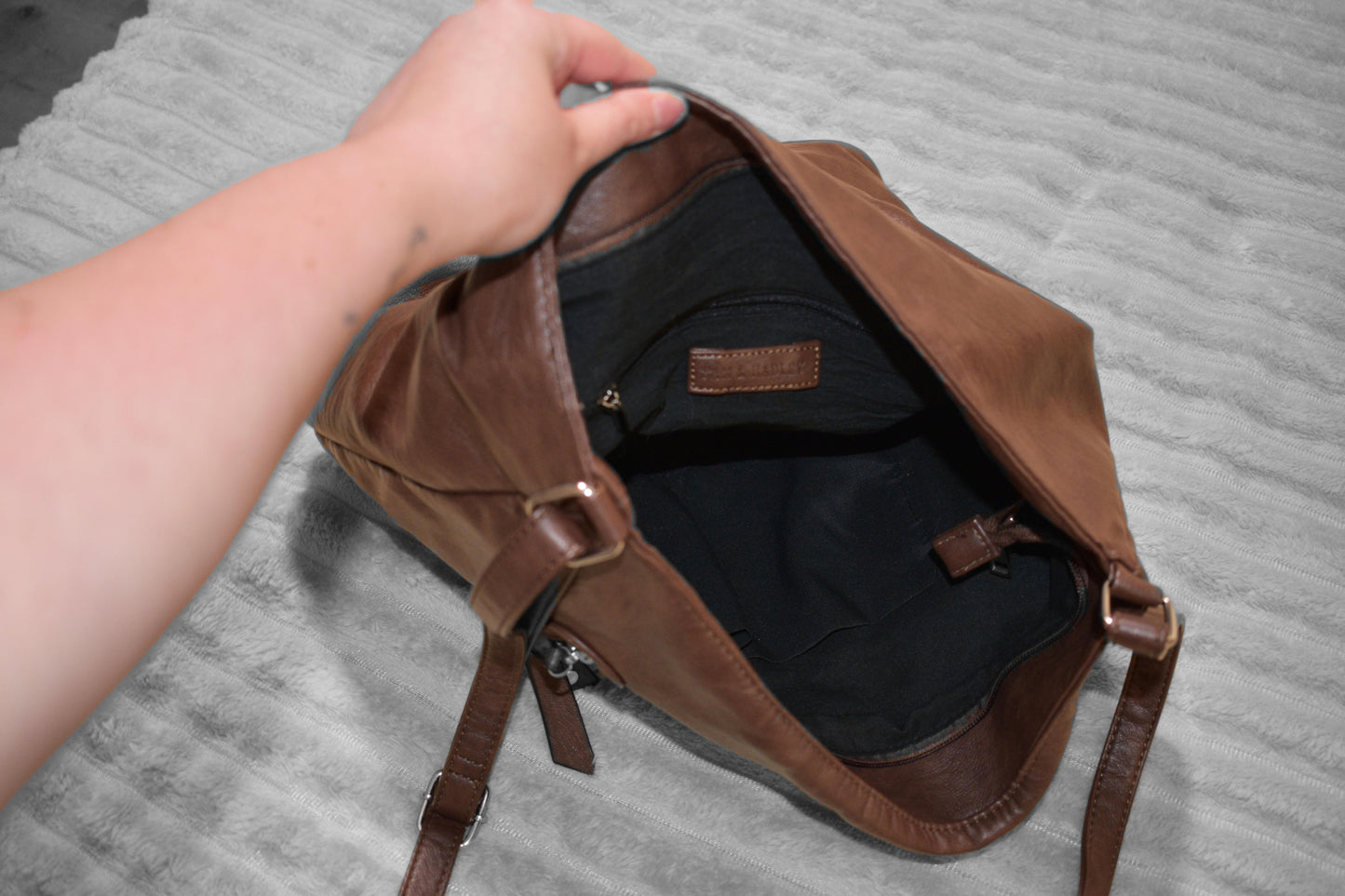 Sam & Hadley Brown Leather Purse
