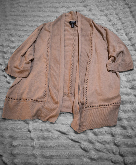 Tan Mini Cardigan XL