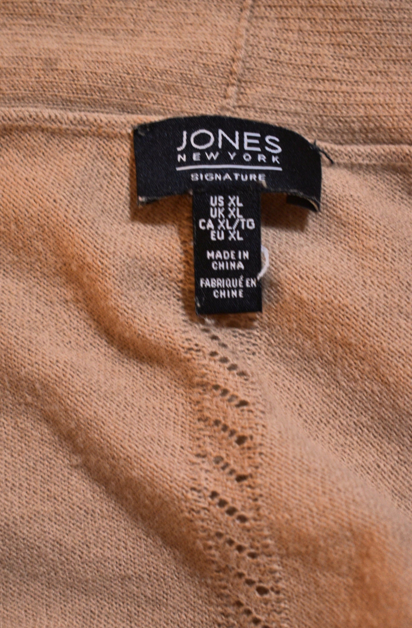 Tan Mini Cardigan XL