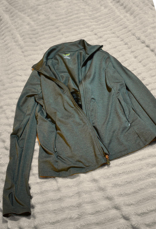 Grey Green Tek Gear Womens Jacket XL
