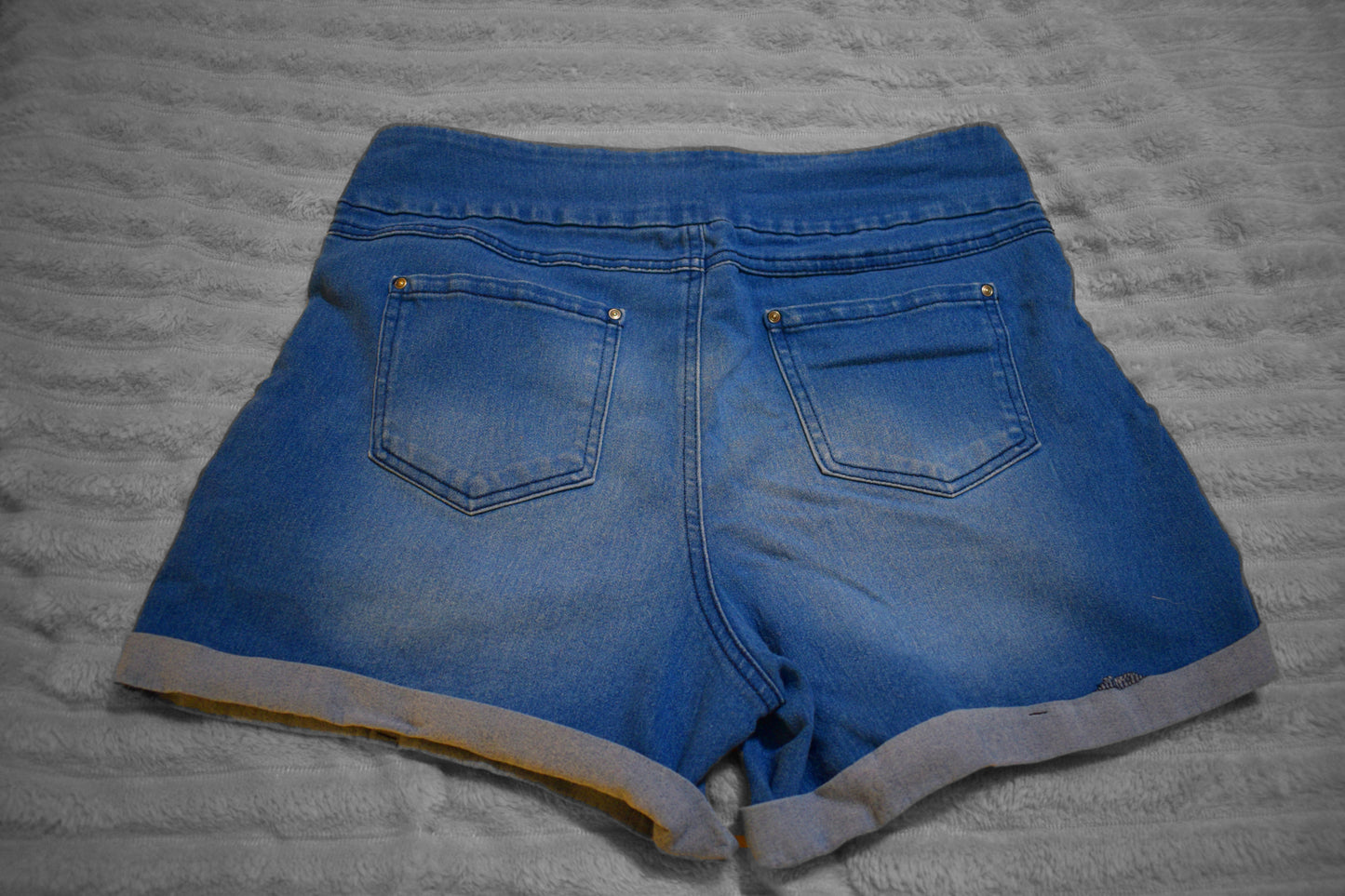 Time and Tru Dark Denim Shorts 12-14