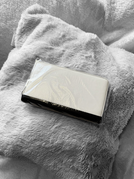 Unopened Black and White Wallet