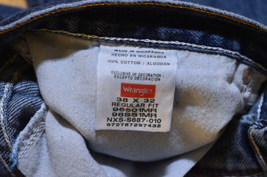 Mens Wrangler Jeans 38x32